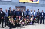در فرودگاه تبریز صورت گرفت‌‌‌؛ استقبال از تیم دو و میدانی مجتمع مس سونگون قهرمان مسابقات کارگری جهان