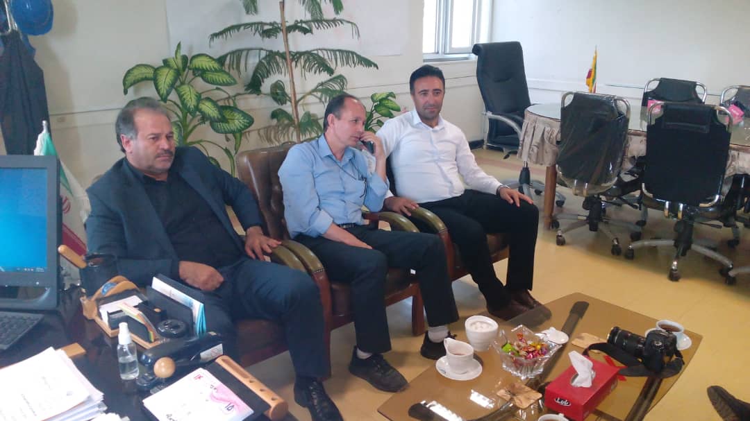 بازدید کارشناسان دفتر بهره برداری و توسعه شبکه توزیع و کاهش آب بدون درآمد استان از امور آب و فاضلاب اهر