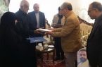 ابلاغ پیام رئیس بنیاد شهید و امور ایثارگران به خانواده شهید «اوجاقی»