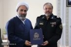 دیدار مدیرکل حفظ آثار دفاع مقدس آذربایجان شرقی با روحانی رزمنده