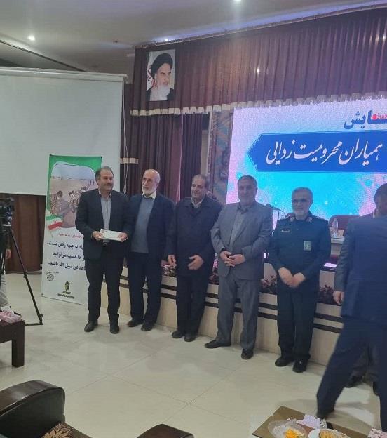 تقدیرفرمانده نیروی زمینی سپاه پاسداران انقلاب اسلامی از مدیرعامل شرکت آب و فاضلاب آذربایجان شرقی