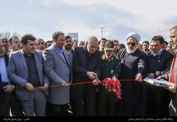 با حضور استاندار آذربایجان شرقی؛ تقاطع غیرهمسطح سپاه پاسداران انقلاب اسلامی با اعتبار ۱۱۰ میلیارد تومان به بهره‌برداری رسید