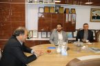دیدار فرمانده حوزه یک کارمندی سپاه عاشورا با مدیر عامل شرکت آب و فاضلاب استان