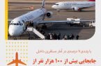 در بازه زمانی ۲۴ اسفند ۱۴۰۱ تا ۱۵ فروردین سالجاری ، تعداد ۱۰۳۰۵۹ از فرودگاه بین المللی شهید مدنی تبریز جابجا شده اند.