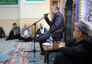 برگزاری مراسم تفسیر قرآن وسخنرانی درنماز خانه بنیاد مسکن استان