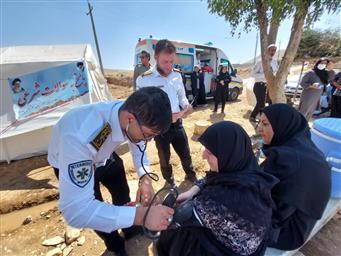 ارائه خدمات اورژانس دانشگاه علوم پزشکی تبریز به ۴۸۳ نفر از زائرین اربعین حسینی