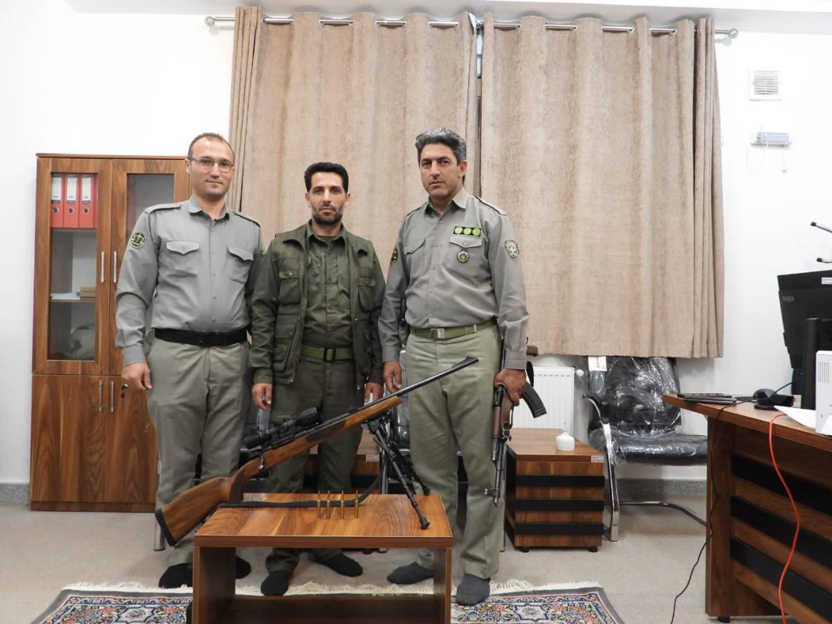 دستگیری شکارچی غیر مجاز در داخل پارک ملی ارسباران