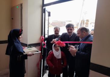 افتتاح مدرسه ۲ کلاسه مشارکتی در روستای قیزیل یاتاق کندوان میانه