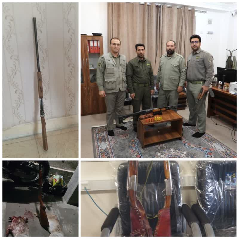 محیط بانان آذربایجان شرقی توان شکارچیان را گرفته اند