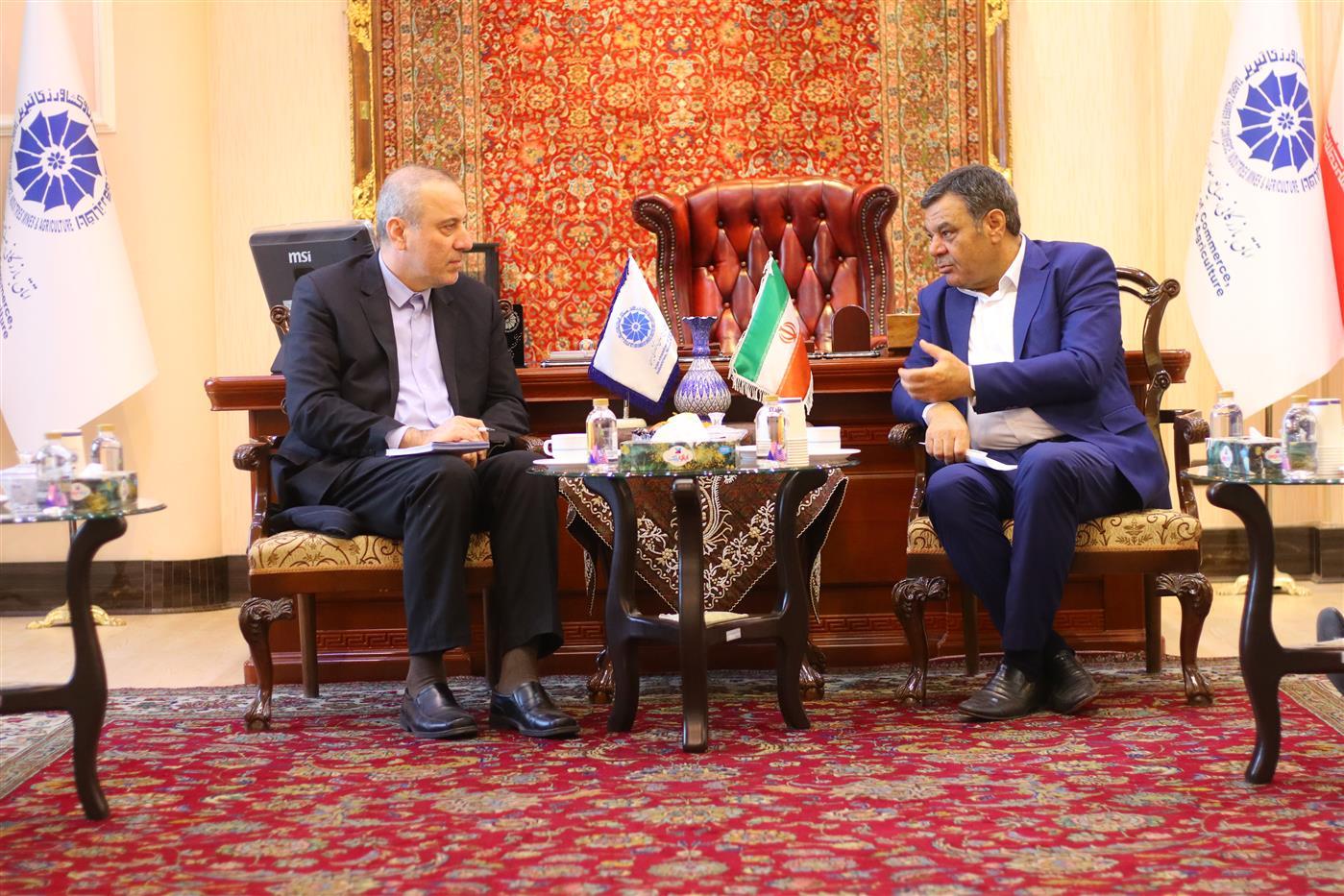 دیدار سرکنسول جمهوری اسلامی ایران در نخجوان با نائب رئیس اتاق بازرگانی تبریز