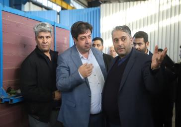 بازدید مدیرکل نوسازی مدارس آذربایجان از شرکت فولاد نصر آذربایجان شرقی