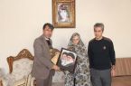 دیدار مدیرعامل سازمان حمل و نقل مسافر شهرداری تبریز با والده محترمه شهید والامقام ابراهیم فیضی صرافی