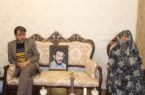 دیدار مدیر عامل سازمان مدیریت حمل و نقل مسافر با خانواده همکار شهید علی بینایی مراحلی
