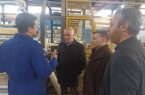 بازدید مدیرکل استاندارد آذربایجان شرقی از واحد تولیدی نوردکاران فولاد غرب