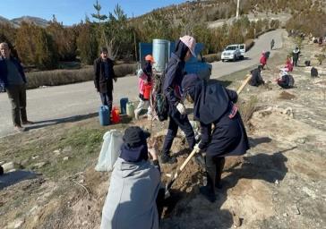 برگزاری جشن ویژه درختکاری در تفرجگاه جنگلی ائل باغی