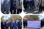 حضور چشمگیر کارکنان شرکت توزیع نیروی برق آذربایجان شرقی در راهپیمایی روز جهانی قدس