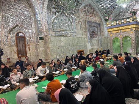 محفل انس با قرآن دانشآموزی به یاد شهدای خدمت، برگزار شد