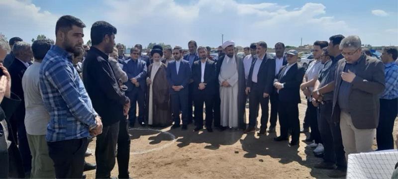مراسم کلنگ زنی دهکده شهری قائم (عج) شهرستان بناب برگزارشد
