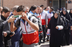 بدرقه ۸۰ جوان هلال‌احمری آذربایجان‌شرقی به مشهد مقدس در قالب طرح «قدم به قدم در مسیر بهشت»