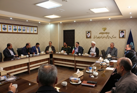 بازدید تیم نظارت ستادی حوزه بسیج ادارات کل و کارمندان سپاه عاشورا از پایگاه مقاومت ولایت اداره کل دامپزشکی آذربایجان شرقی