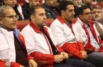 حضور کارکنان و داوطلبان هلال‌احمر آذربایجان شرقی در مراسم نکوداشت ایام‌الله دهه فجر